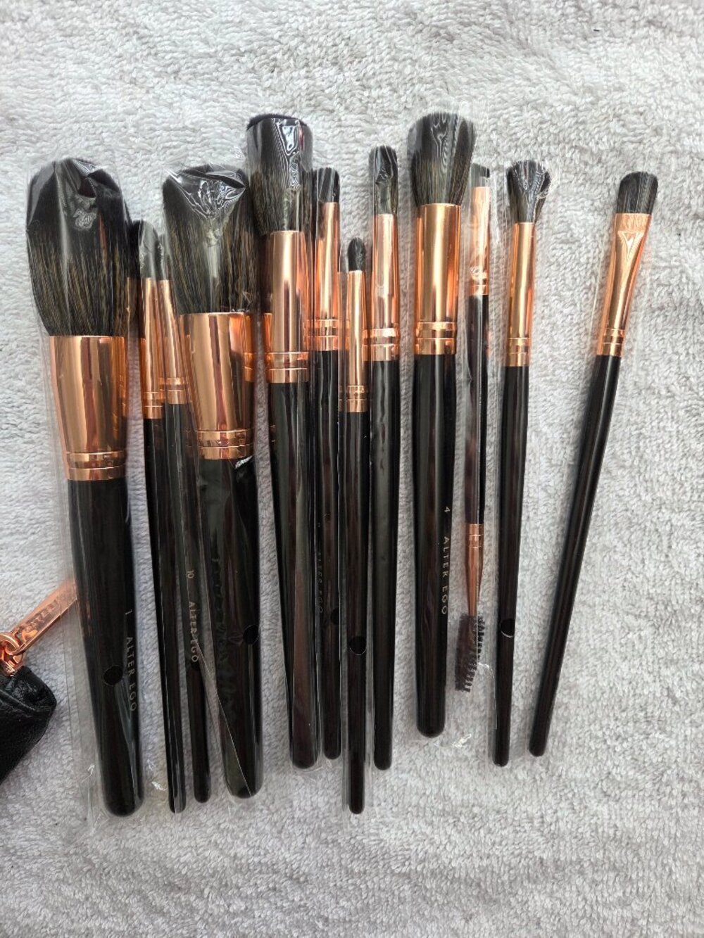 NEW CAlter Ego 12 Piece Brush Set with Bag